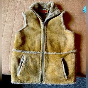 Sundance Genuine Leather, Fur Lined Vest